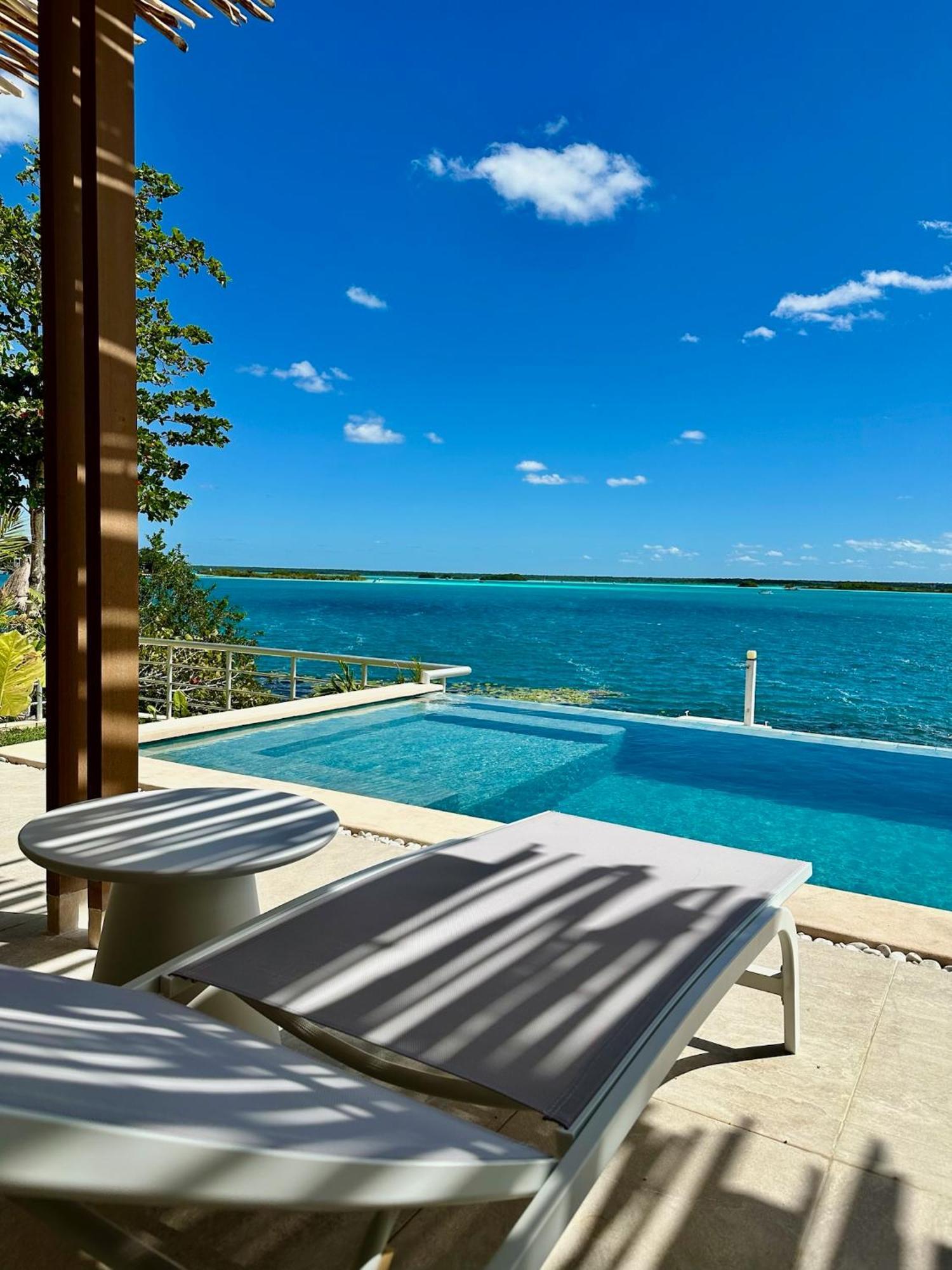 Casa Sol Y Luna -Beautiful Sunrises And Infinity Pool Bacalar Bagian luar foto